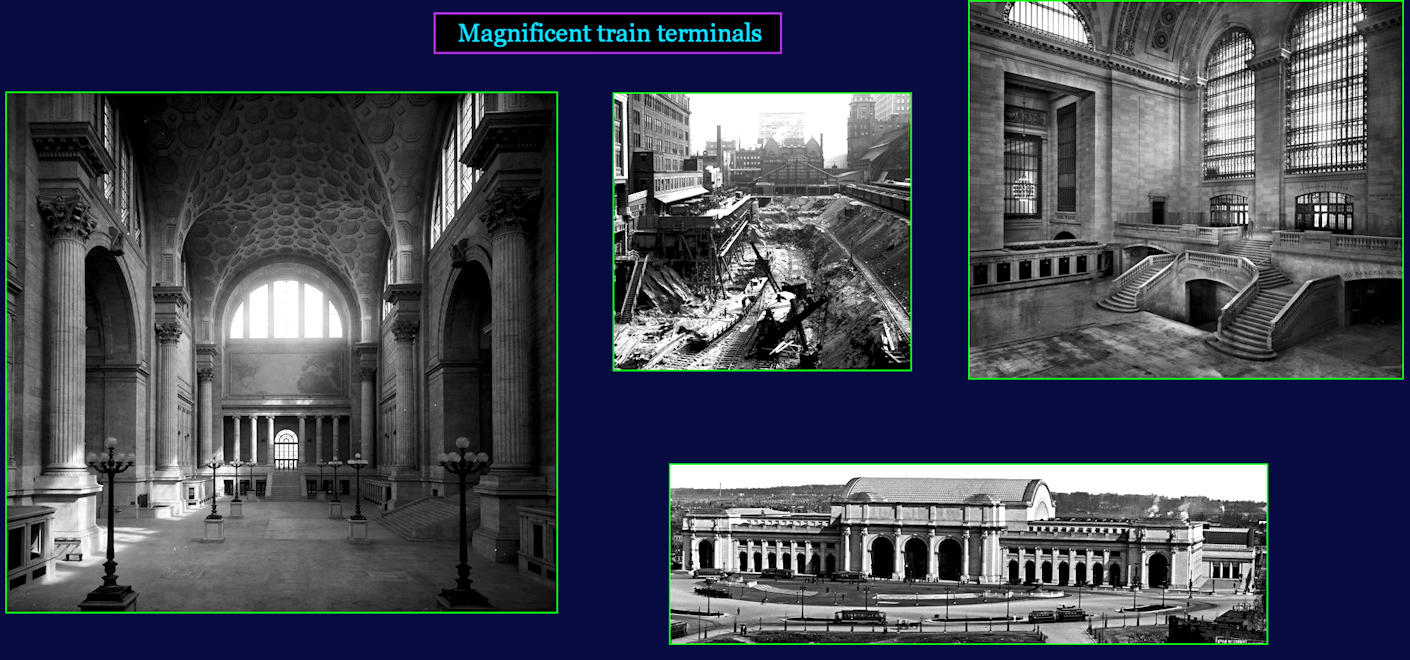 Penn Station and Grand Central, 1930